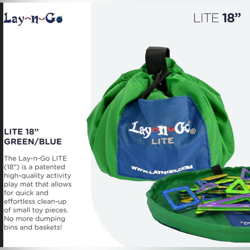 Lay-n-Go Lite Green Organizer UNISEX